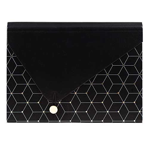 U Brands Modern Classic Fashion Expandable File Folder, Letter Size, 13 Pockets, Black, White & Gold U Brands Modern Classic Fashion Expandable File Folder, Letter Size, 13 Pockets, Black, White & Gold von U Brands
