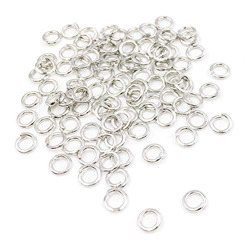 500 Stück offengeschlossene Biegeringe Schmuck Fundstücke DIY Fundstücke für Choker, Halsketten, Armband, Schmuckherstellung, 4 mm, Silber, Heimwerker, Gartenhandwerkzeug, Neu veröffentlicht 500 Stück offengeschlossene Biegeringe Schmuck Fundstücke DIY Fundstücke für Choker, Halsketten, Armband, Schmuckherstellung, 4 mm, Silber, Heimwerker, Gartenhandwerkzeug, Neu veröffentlicht von U-K