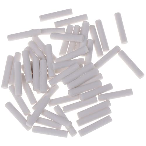 50Pcs White Rubber Radiergummi Refill Radiergummi mit Minen Ersatzradierer Sketch Radierer 5 * 25mm Geeignet für Schule/BüroDauerhaft Nützlich und praktisch Nettes Design Praktisches Design und lang von U-K