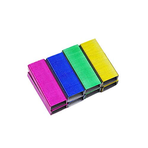 Bunte Heftklammern, Nadeln, dick, verzinkt, passend für die meisten Schreibtischhefter, Bürobedarf, 800 Stück, hochwertige Qualität und kreativ Bunte Heftklammern, Nadeln, dick, verzinkt, passend für die meisten Schreibtischhefter, Bürobedarf, 800 Stück, hochwertige Qualität und kreativ von U-K