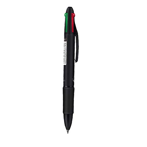 Kugelschreiber, multifunktional, 4 Farben, Kugelschreiber, 0,7 mm, schwarzer Schaft, einziehbarer Kugelschreiber, 2 Stück, hervorragende Qualität und kreativ Kugelschreiber, multifunktional, 4 Farben, Kugelschreiber, 0,7 mm, schwarzer Schaft, einziehbarer Kugelschreiber, 2 Stück, hervorragende Qualität und kreativ von U-K
