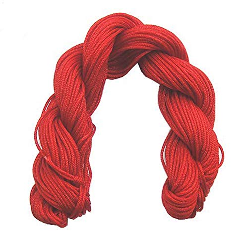 Nylonfaden, chinesischer Knoten, 1 mm, Armband, Fadenschnur, Seil, Perlen, Makramee, Rattail, 25 m Armband, geflochtene Schnur, Rot, 1mm*25m, Nylon, Andere Edelsteine Nylonfaden, chinesischer Knoten, 1 mm, Armband, Fadenschnur, Seil, Perlen, Makramee, Rattail, 25 m Armband, geflochtene Schnur, Rot, 1mm*25m, Nylon, Andere Edelsteine von U-K