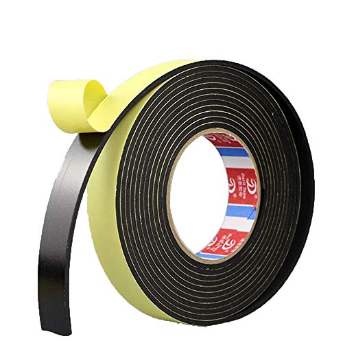 Selbstklebendes Schaumstoff-Klebeband, 5 m, schwarz, einseitig, selbstklebend, geschlossenzellig, 20 mm breit x 3 mm dick, hochwertig und kreativ Selbstklebendes Schaumstoff-Klebeband, 5 m, schwarz, einseitig, selbstklebend, geschlossenzellig, 20 mm breit x 3 mm dick, hochwertig und kreativ von U-K
