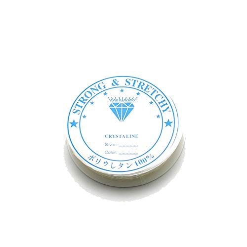 1 mm kristallklarer, starker elastischer Faden, geeignet für Schmuckherstellung, Halsketten, Armbänder, 1 Rolle, 5 m 1 mm kristallklarer, starker elastischer Faden, geeignet für Schmuckherstellung, Halsketten, Armbänder, 1 Rolle, 5 m von U-M