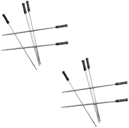 10 Stück Metall Kugelschreiber Zeichenstift Ersatzminen Teile für Office Class Schwarz/Blau 11,5cm Nützlich und praktisch von U-M