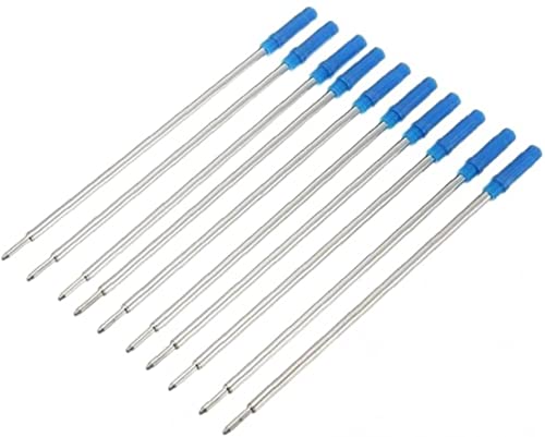 10pcs Pen Mine Blu Kugelschreiber Kugelschreiber Minen Schreiben Großhandel Büro Schulbedarf Nettes Design von U-M