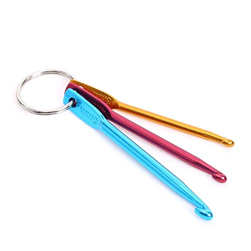 3 Stück gemischte Aluminium-Stricknadeln, Häkelnadeln, Schlüsselanhänger, hervorragende Qualität und kreativ 3 Stück gemischte Aluminium-Stricknadeln, Häkelnadeln, Schlüsselanhänger, hervorragende Qualität und kreativ von U-M