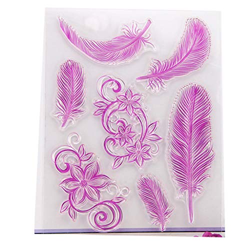 Transparenter Silikon-Stempelbogen, zum Bedrucken von Sammelalben, Prägen, Stempel, transparent, für Bastelarbeiten, Scrapbooking, Fotoalben, Papier, Notizbuch, Kartenherstellung. Transparenter Silikon-Stempelbogen, zum Bedrucken von Sammelalben, Prägen, Stempel, transparent, für Bastelarbeiten, Scrapbooking, Fotoalben, Papier, Notizbuch, Kartenherstellung. von U-M