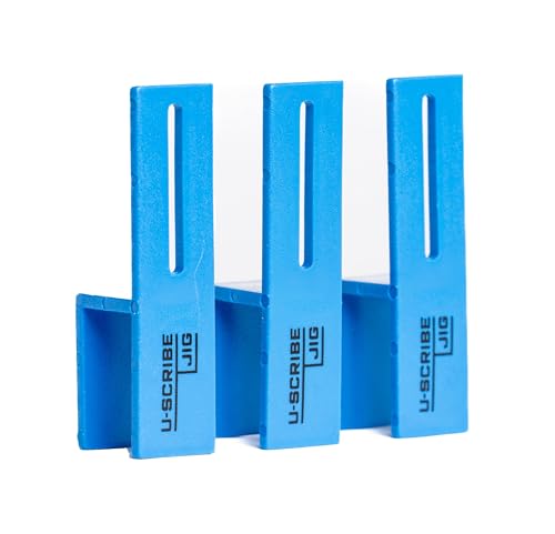 U-Scribe Jig 19mm Anreißvorrichtung-Set mit 3 Holzbearbeitungs- und Tischlervorrichtungen – Schreiben Sie wie ein Profi, ideal für Küchen, Schränke, Möbel und Materialien hergestellt in 19mm von U-Scribe Jig