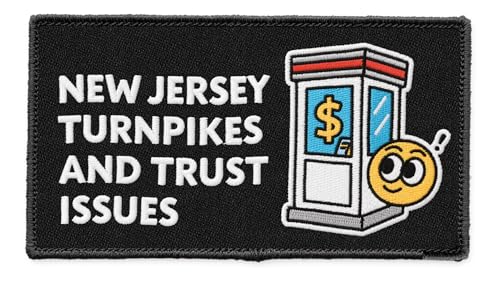 U-Sky Aufnäher zum Aufbügeln oder Aufbügeln mit Sarkasmus, bestickt, New Jersey, Turnpike Satire, Maut- und Vertrauensprobleme, Humor-Design, Schwarz U-Sky Aufnäher zum Aufbügeln oder Aufbügeln mit Sarkasmus, bestickt, New Jersey, Turnpike Satire, Maut- und Vertrauensprobleme, Humor-Design, Schwarz von U-Sky