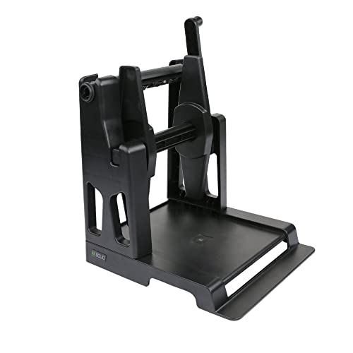 U.S. Solid 2-in-1 Etikettenhalter und manueller etikettenaufwickler - Tisch-Etikettenhalter für Rollen-, Fächer- und Aufkleberetiketten, Verpackungszubehör für Kleinunternehmen von U.S. Solid