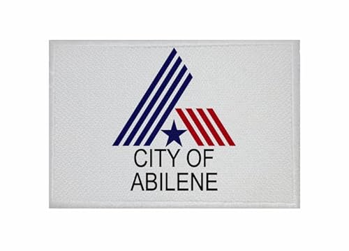 U24 Aufnäher Abilene City (Texas) Fahne Flagge Aufbügler Patch 9 x 6 cm von U24