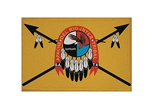 U24 Aufnäher Apachen Fahne Flagge Aufbügler Patch 9 x 6 cm von U24
