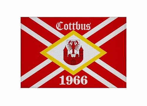 U24 Aufnäher Cottbus 1966 Fahne Flagge Aufbügler Patch 9 x 6 cm U24 Aufnäher Cottbus 1966 Fahne Flagge Aufbügler Patch 9 x 6 cm von U24