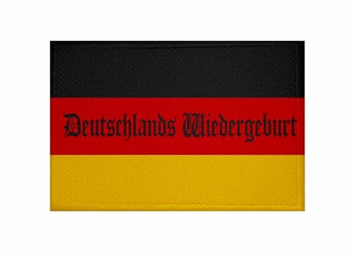 U24 Aufnäher Deutschland Wiedergeburt Hambacher Fest Fahne Flagge Aufbügler Patch 9 x 6 cm von U24