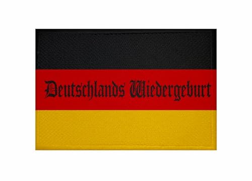 U24 Aufnäher Deutschland Wiedergeburt Hambacher Fest Fahne Flagge Aufbügler Patch 9 x 6 cm von U24