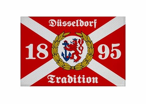 U24 Aufnäher Düsseldorf Tradition 1895 Fahne Flagge Aufbügler Patch 9 x 6 cm U24 Aufnäher Düsseldorf Tradition 1895 Fahne Flagge Aufbügler Patch 9 x 6 cm von U24