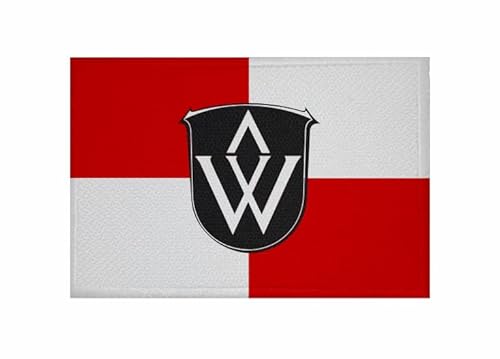 U24 Aufnäher Flörsheim am Main OT Wicker Fahne Flagge Aufbügler Patch 9 x 6 cm von U24