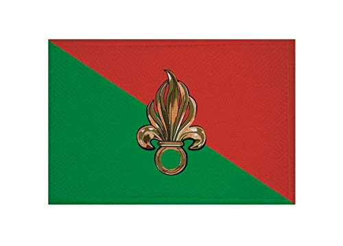 U24 Aufnäher Französische Fremdenlegion Fahne Flagge Aufbügler Patch 9 x 6 cm von U24