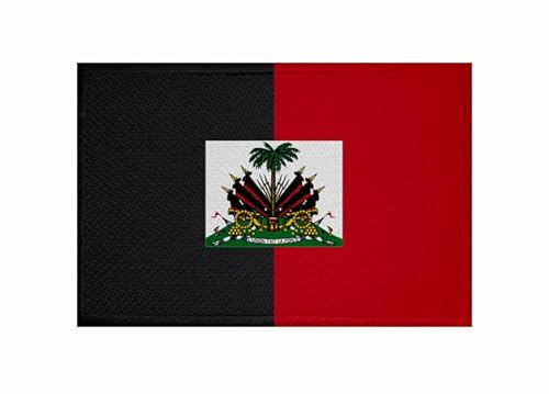 U24 Aufnäher Haiti (1964-1986) Fahne Flagge Aufbügler Patch 9 x 6 cm von U24