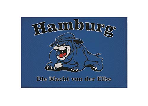 U24 Aufnäher Hamburg macht von der Elbe Fahne Flagge Aufbügler Patch 9 x 6 cm von U24