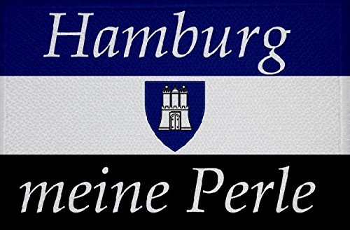 U24 Aufnäher Hamburg meine Perle Fahne Flagge Aufbügler Patch 9 x 6 cm U24 Aufnäher Hamburg meine Perle Fahne Flagge Aufbügler Patch 9 x 6 cm von U24
