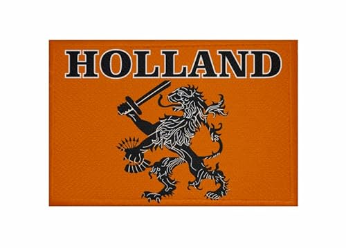 U24 Aufnäher Holland Löwe (Niederlande) Fahne Flagge Aufbügler Patch 9 x 6 cm von U24