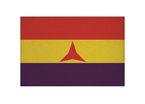 U24 Aufnäher Internationale Brigade Spanien Fahne Flagge Aufbügler Patch 9 x 6 cm von U24