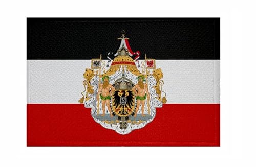 U24 Aufnäher Kaiserreich mit Wappen Fahne Flagge Aufbügler Patch 9 x 6 cm von U24