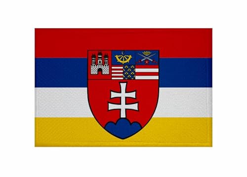 U24 Aufnäher Karpatendeutsche Fahne Flagge Aufbügler Patch 9 x 6 cm von U24