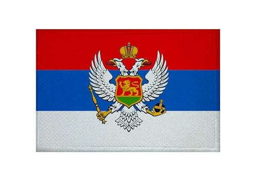 U24 Aufnäher Königreich Montenegro Fahne Flagge Aufbügler Patch 9 x 6 cm von U24