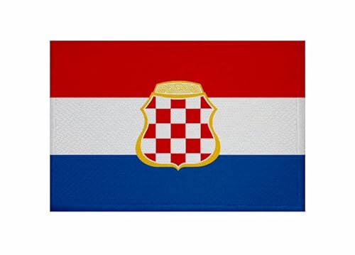 U24 Aufnäher Kroatische Republik Herceg-Bosna Fahne Flagge Aufbügler Patch 9 x 6 cm von U24