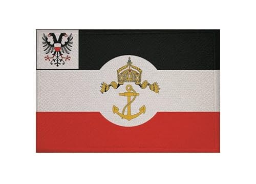 U24 Aufnäher Lübeck Seedienst historisch Fahne Flagge Aufbügler Patch 9 x 6 cm von U24