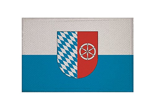 U24 Aufnäher Neckar-Odenwald-Kreis Fahne Flagge Aufbügler Patch 9 x 6 cm von U24