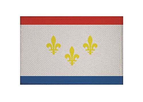 U24 Aufnäher New Orleans Fahne Flagge Aufbügler Patch 9 x 6 cm von U24