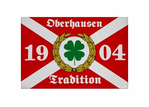 U24 Aufnäher Oberhausen Tradition 1904 Fahne Flagge Aufbügler Patch 9 x 6 cm von U24