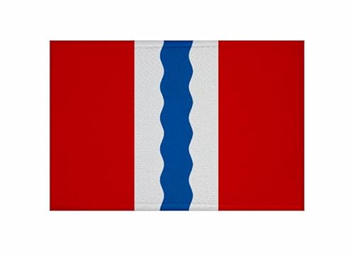U24 Aufnäher Omsk Oblast (Russland) Fahne Flagge Aufbügler Patch 9 x 6 cm von U24