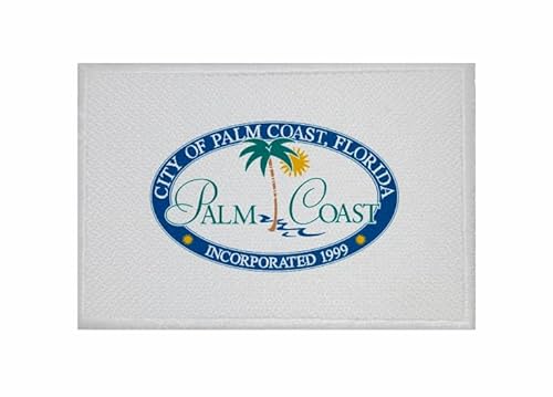 U24 Aufnäher Palm Coast City (Florida) Fahne Flagge Aufbügler Patch 9 x 6 cm von U24