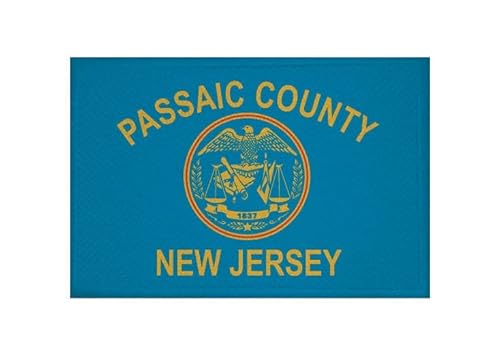 U24 Aufnäher Passaic County (New Jersey) Fahne Flagge Aufbügler Patch 9 x 6 cm von U24