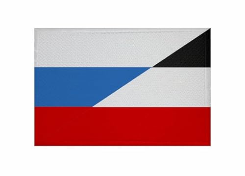 U24 Aufnäher Russland-Deutschland Kaiserreich schwarz-weiß-rot Fahne Flagge Aufbügler Patch 9 x 6 cm von U24