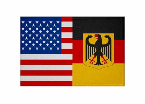 U24 Aufnäher USA-Deutschland Adler Fahne Flagge Aufbügler Patch 9 x 6 cm U24 Aufnäher USA-Deutschland Adler Fahne Flagge Aufbügler Patch 9 x 6 cm von U24