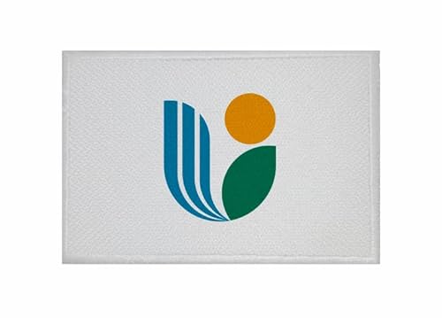 U24 Aufnäher Uchiko (Ehime) Fahne Flagge Aufbügler Patch 9 x 6 cm von U24