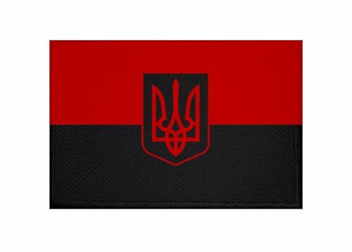 U24 Aufnäher Ukraine Aufständige Armee Fahne Flagge Aufbügler Patch 9 x 6 cm von U24