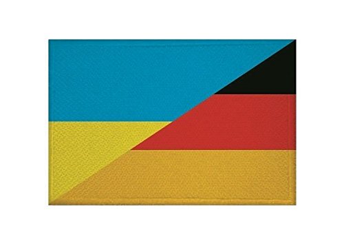 U24 Aufnäher Ukraine-Deutschland Fahne Flagge Aufbügler Patch 9 x 6 cm U24 Aufnäher Ukraine-Deutschland Fahne Flagge Aufbügler Patch 9 x 6 cm von U24