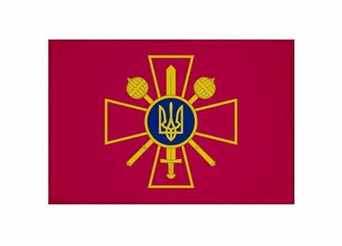 U24 Aufnäher Ukraine Verteidigungsministerium Fahne Flagge Aufbügler Patch 9 x 6 cm von U24