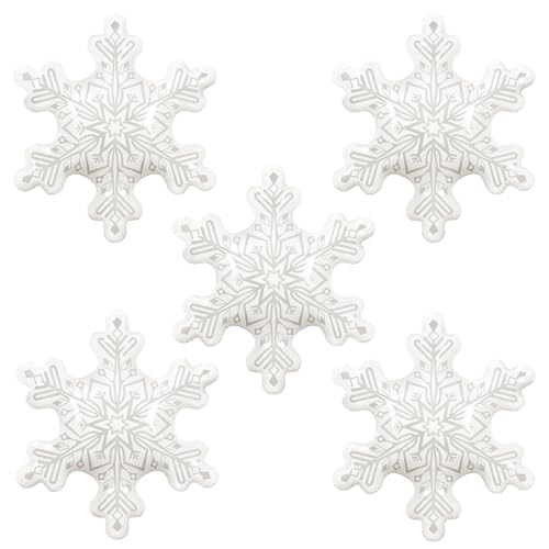 Transparente Schneeflocken-Luftballons, 91,4 cm, Set mit 5 Folien-Mylar-Luftballons für Weihnachten und Winterwunderland, Eis, Schnee, Thema, Geburtstagsparty-Dekorationen Transparente Schneeflocken-Luftballons, 91,4 cm, Set mit 5 Folien-Mylar-Luftballons für Weihnachten und Winterwunderland, Eis, Schnee, Thema, Geburtstagsparty-Dekorationen von UAEYW