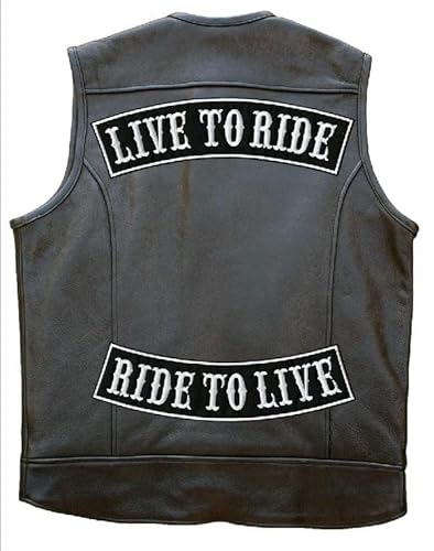 Live to Ride, Ride to Live Rocker bestickte Flicken, 30,5 cm Live to Ride, Ride to Live Rocker bestickte Flicken, 30,5 cm von UAII GROUP