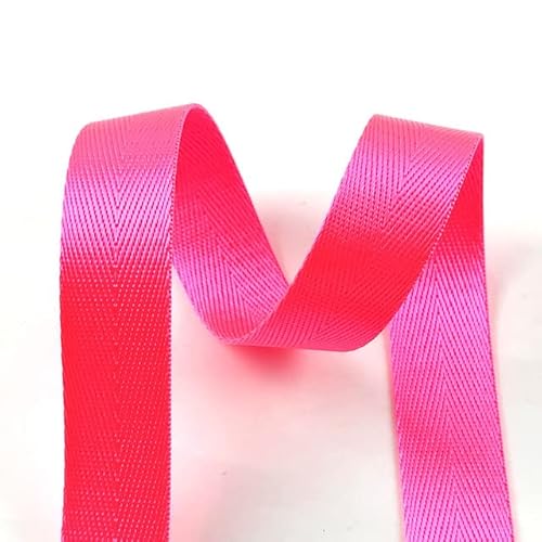5 Meter 20–50 mm farbiges Nylon-Gurtband für Rucksackgurt, Gürtel, Band, DIY, Kleidungsstück, Bindeband, Nähzubehör von UANGLI
