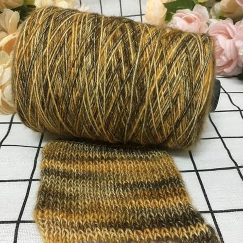 500 g Camouflage-Baumwolle, warm, zum Stricken, weicher Schal, Mütze, Pullover, häkeln, dicke Wolle zum Handstricken 500 g Camouflage-Baumwolle, warm, zum Stricken, weicher Schal, Mütze, Pullover, häkeln, dicke Wolle zum Handstricken von UANGLI