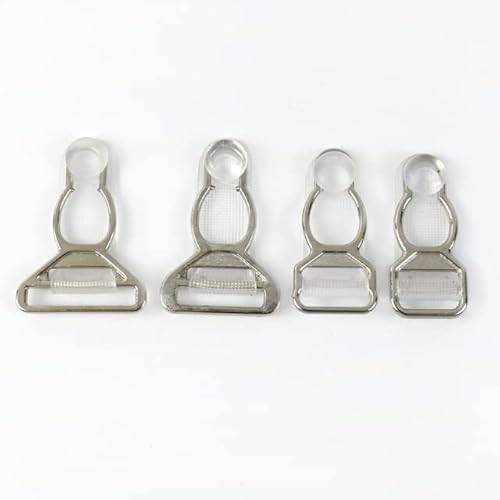 UANGLI 20 stücke 10/12/15/18mm Metall Hosenträger Ende Schnallen BH Unterwäsche Strumpfband Einstellen Verschluss Korsett Socke Clips Haken DIY Nähen Zubehör von UANGLI